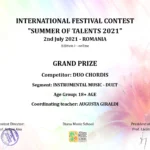 2021 Internetional Summer of Talents Chordis First Prize-min